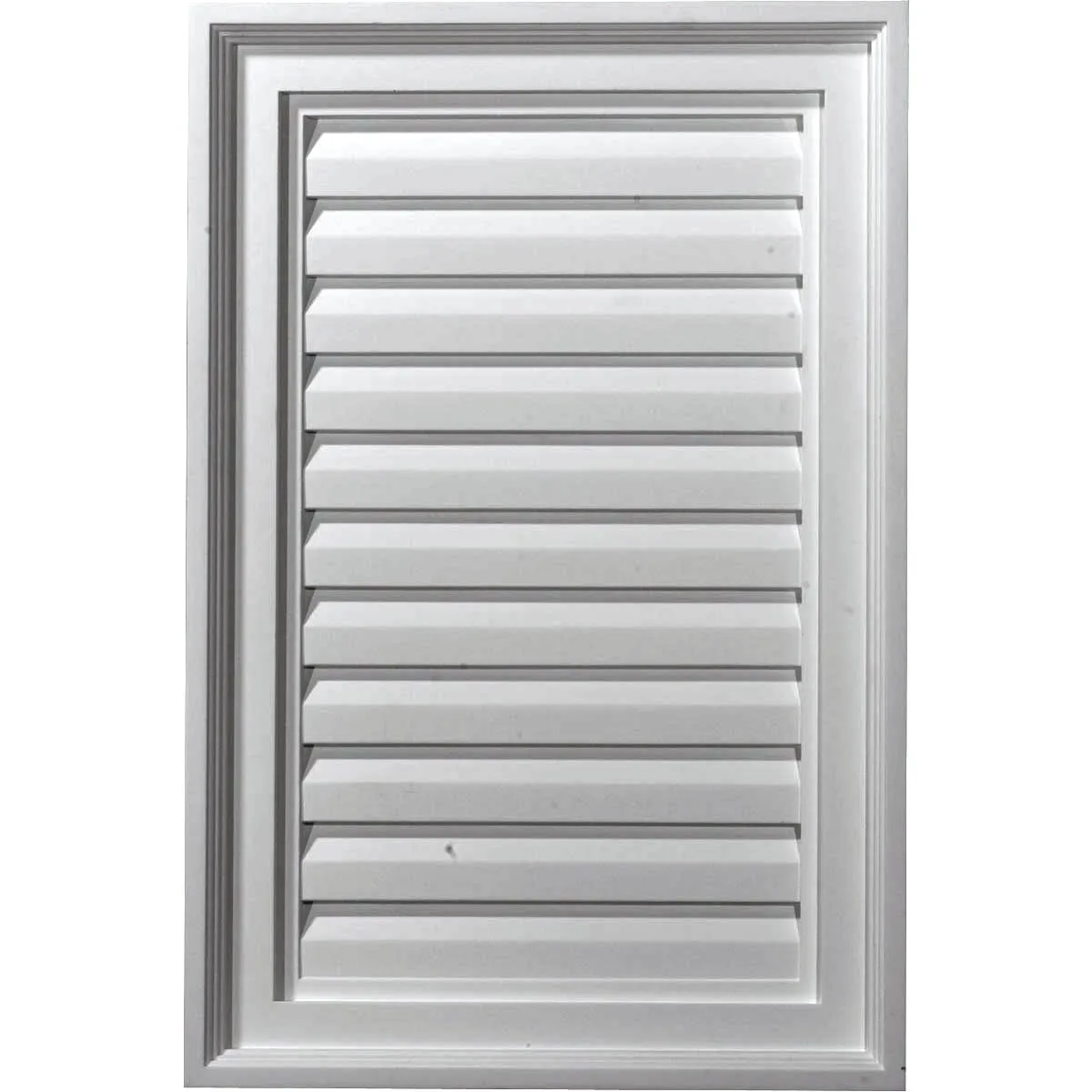 16'W x 12'H Rectangle Urethane Gable Vent Louver, Non-Functional