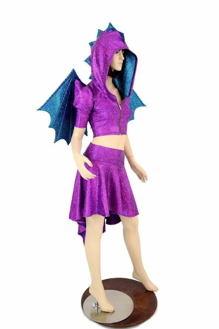 2PC Purple Dragon Set ( Dragon Wings!)