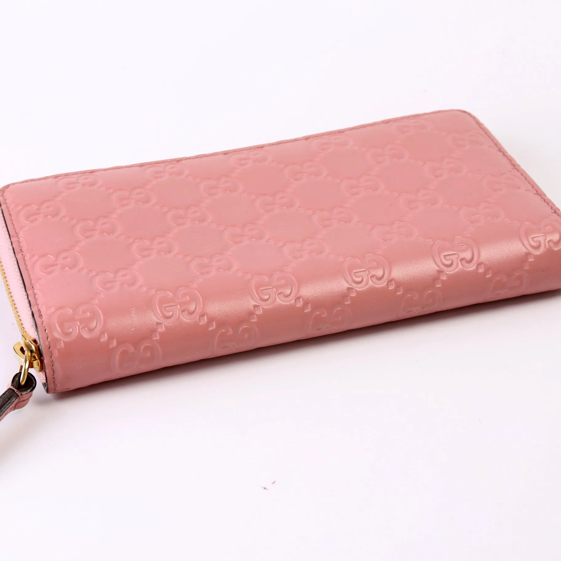 307987 Guccissima Zip Around Wallet