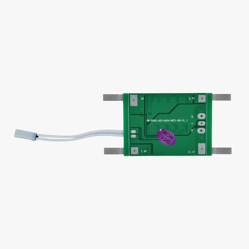 3S 6A Battery Protection BMS Module with Nickel Strip for 3.7V NMC cells