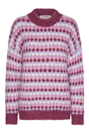 A-View - Patrisia Knit Pullover - 092 Lavander/Pink