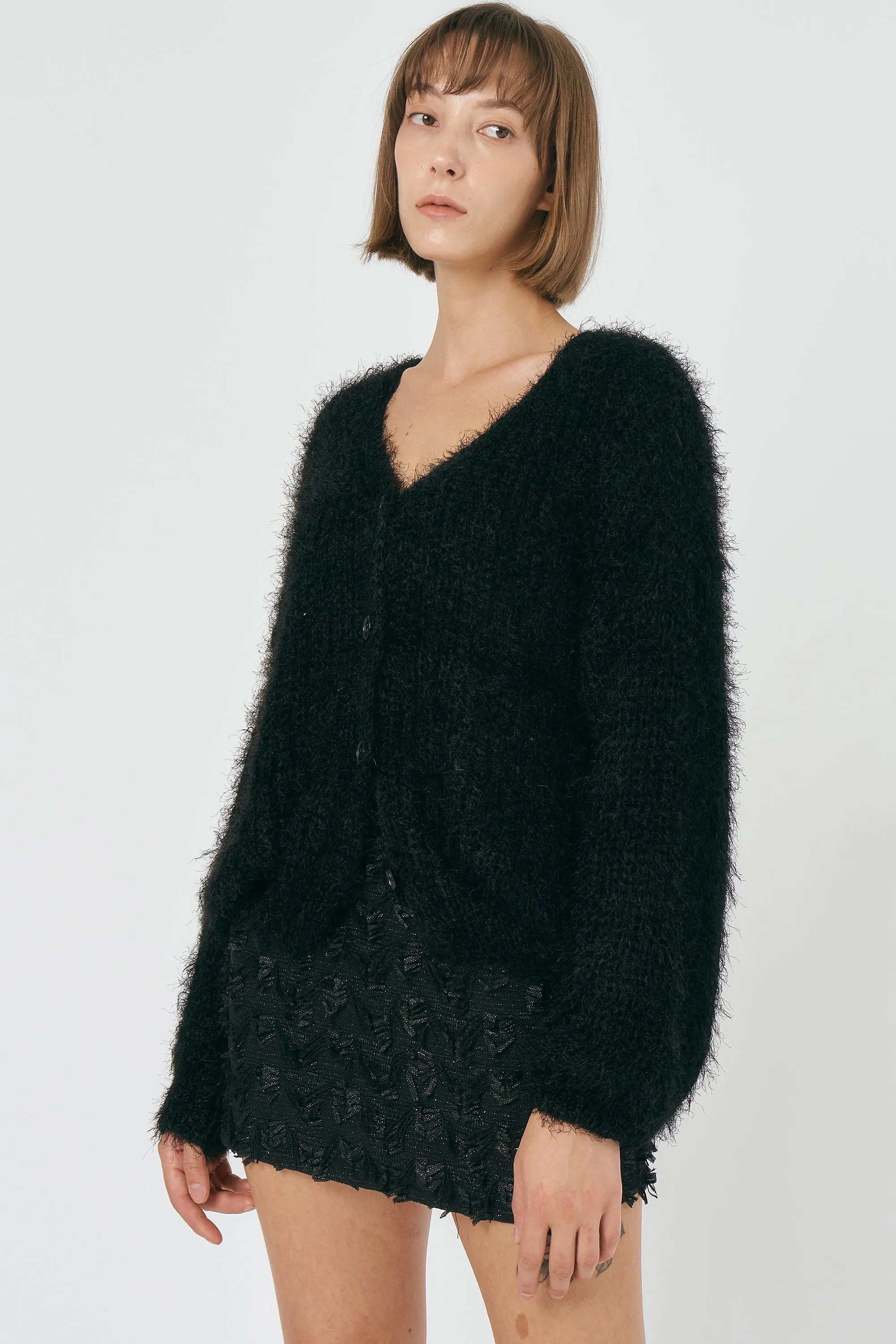 Adalee Fuzzy Carid Jacket