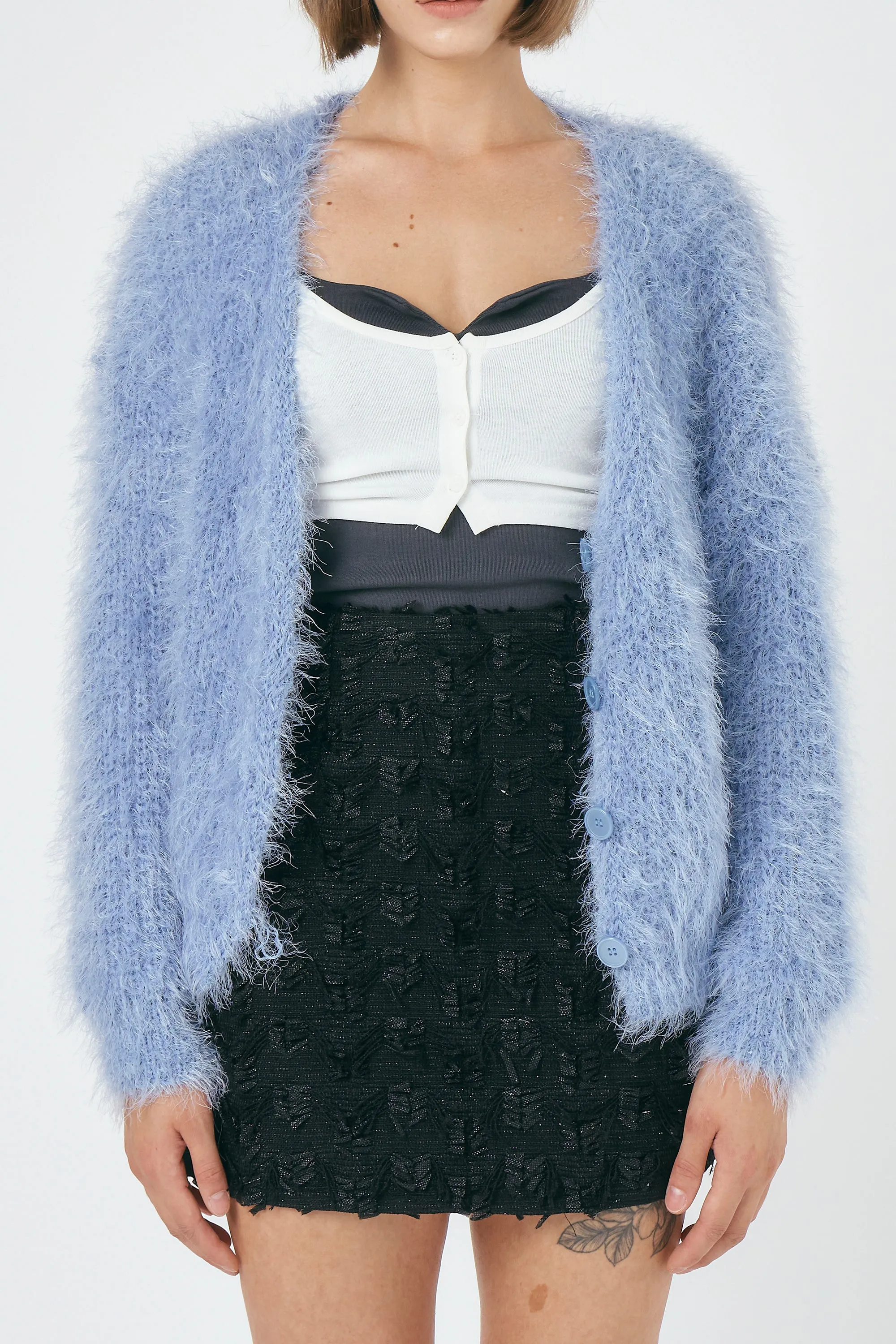 Adalee Fuzzy Carid Jacket