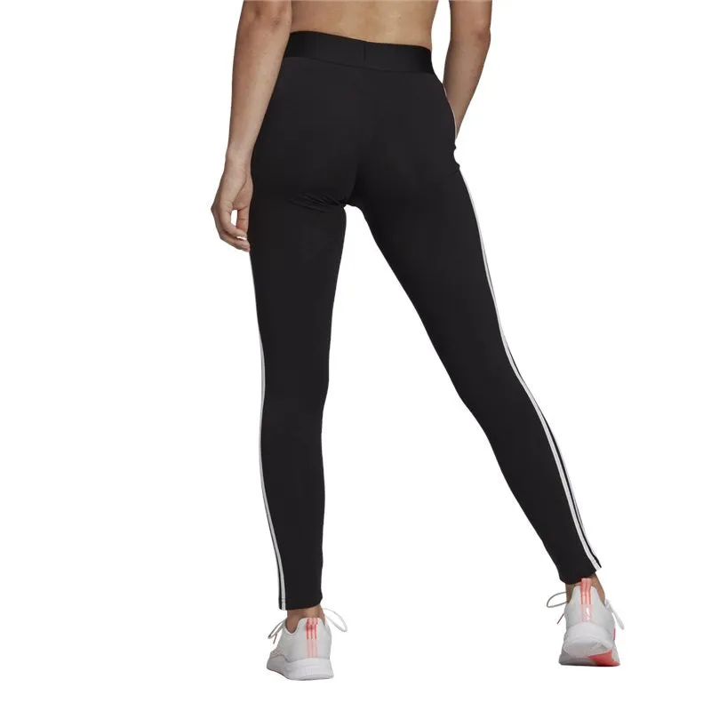 adidas Loungewear Essentials 3 Stripe Leggings - Womens - Black/White