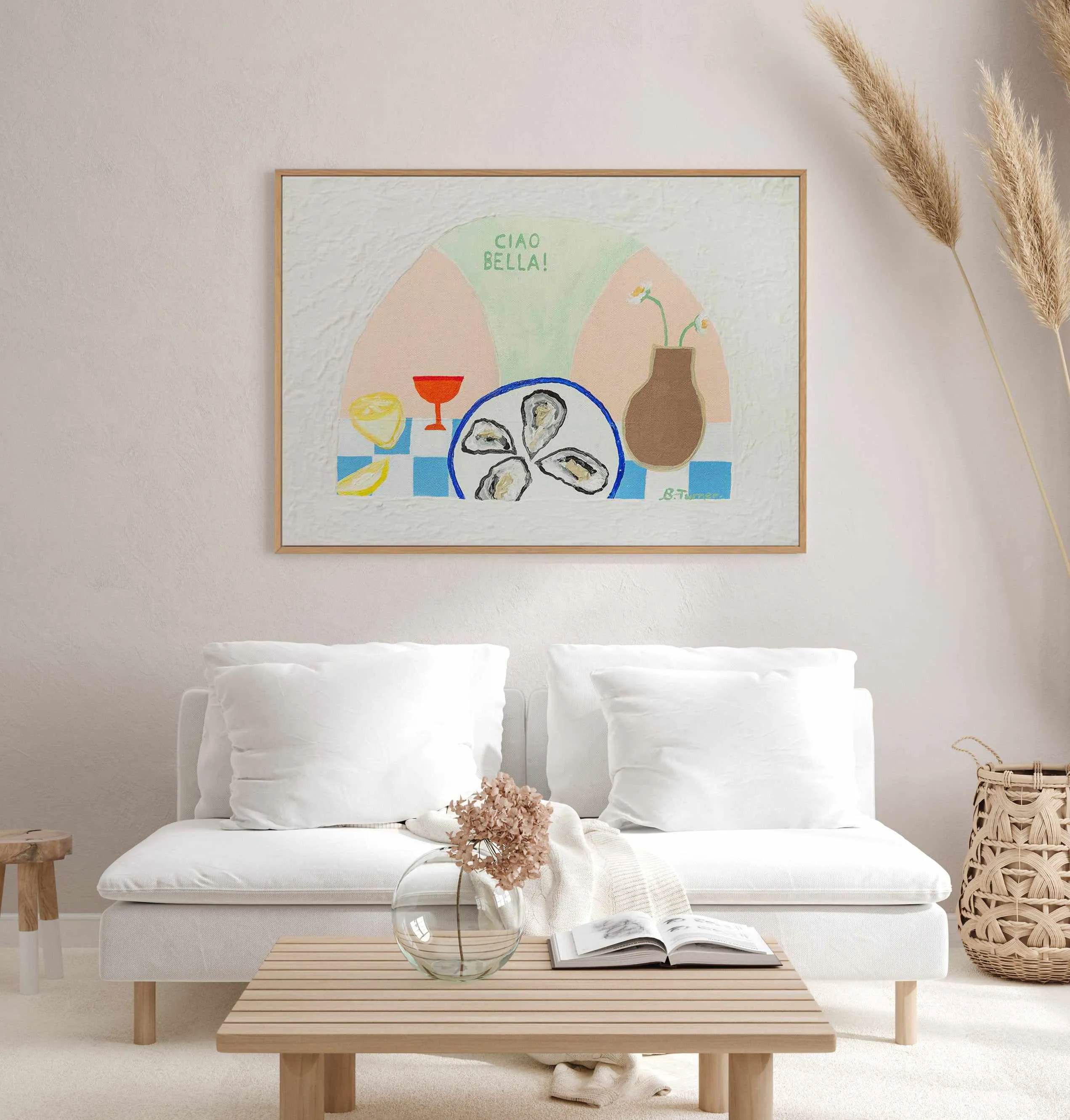 Alfresco by Britney Turner | Framed Canvas Art Print