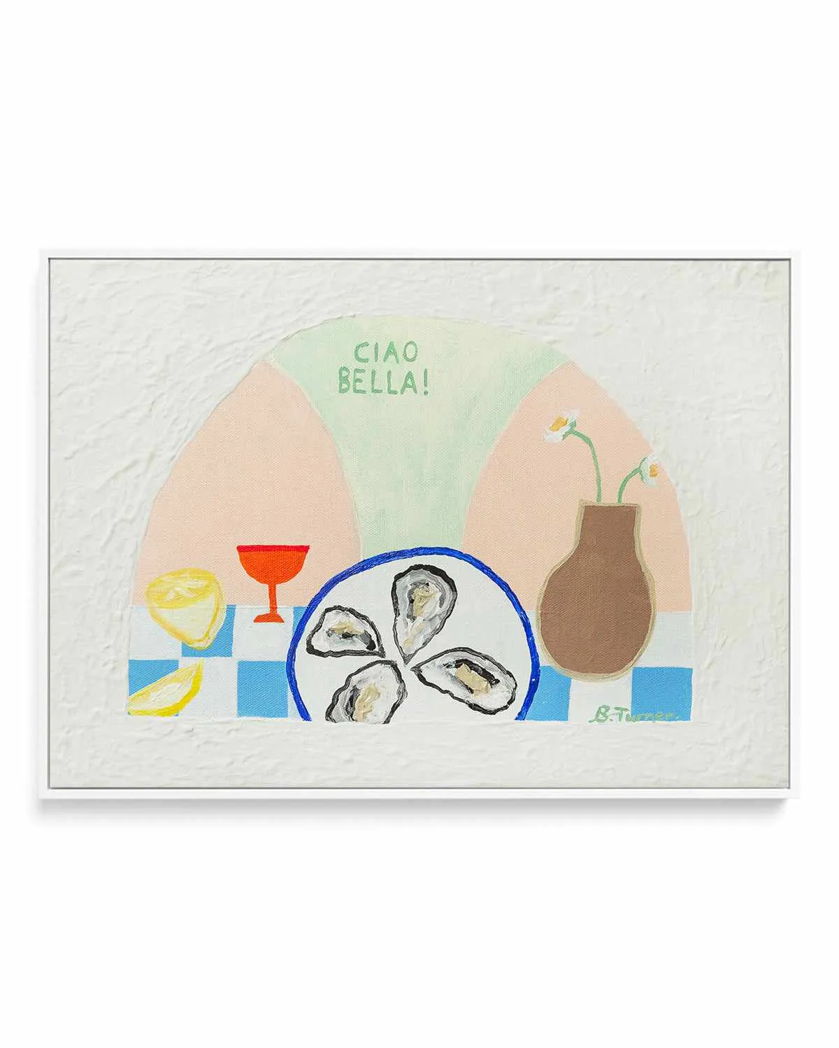 Alfresco by Britney Turner | Framed Canvas Art Print