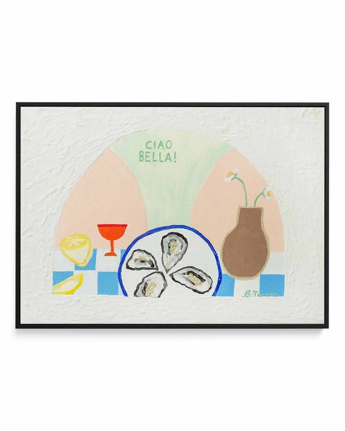 Alfresco by Britney Turner | Framed Canvas Art Print