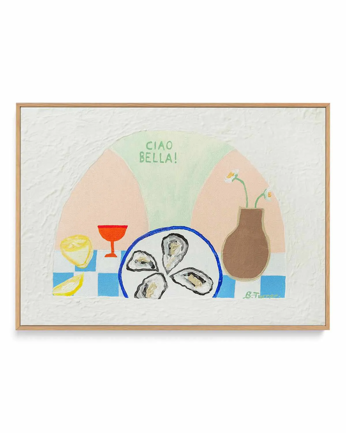 Alfresco by Britney Turner | Framed Canvas Art Print