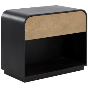 Algarve Nightstand, Champagne Gold