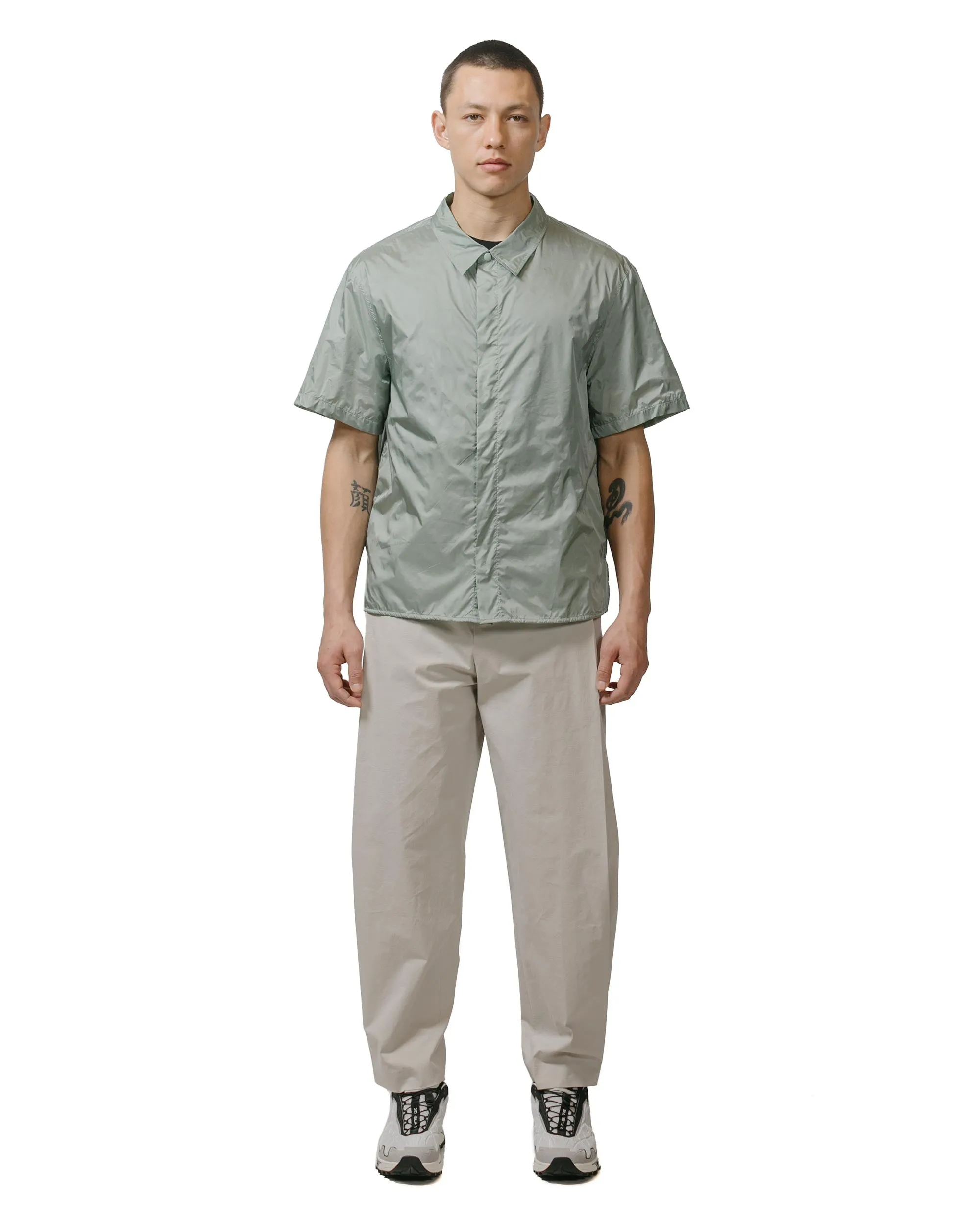 Amomento Nylon Short Sleeve Shirts Mint