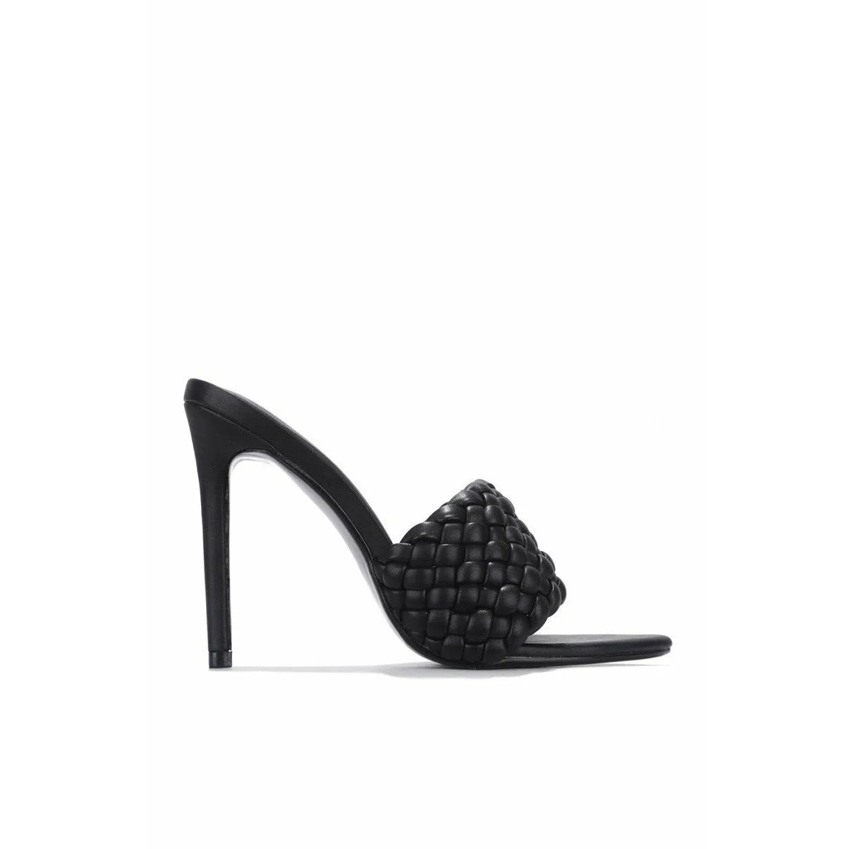 Anson Heeled Mule - Black