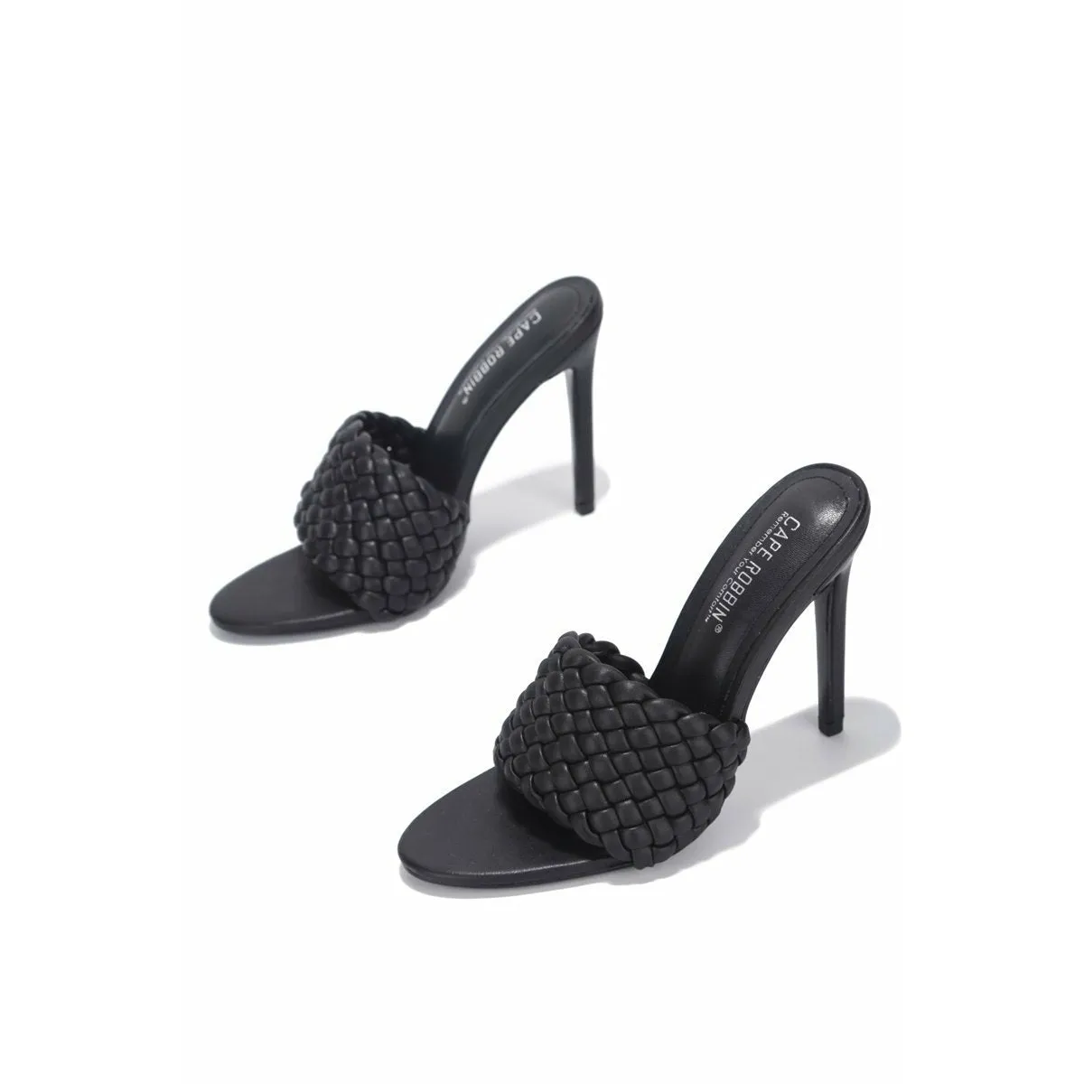 Anson Heeled Mule - Black