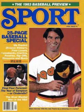 April 1983 Sport Cover (Steve Garvey, San Diego Padres)