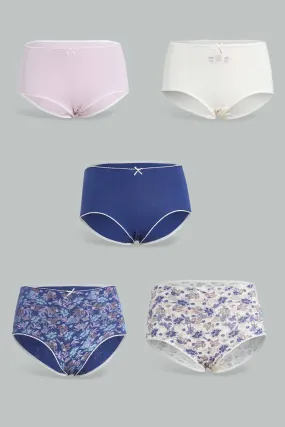 Assorted Mama Brief Set For Women (5 Of Pack)