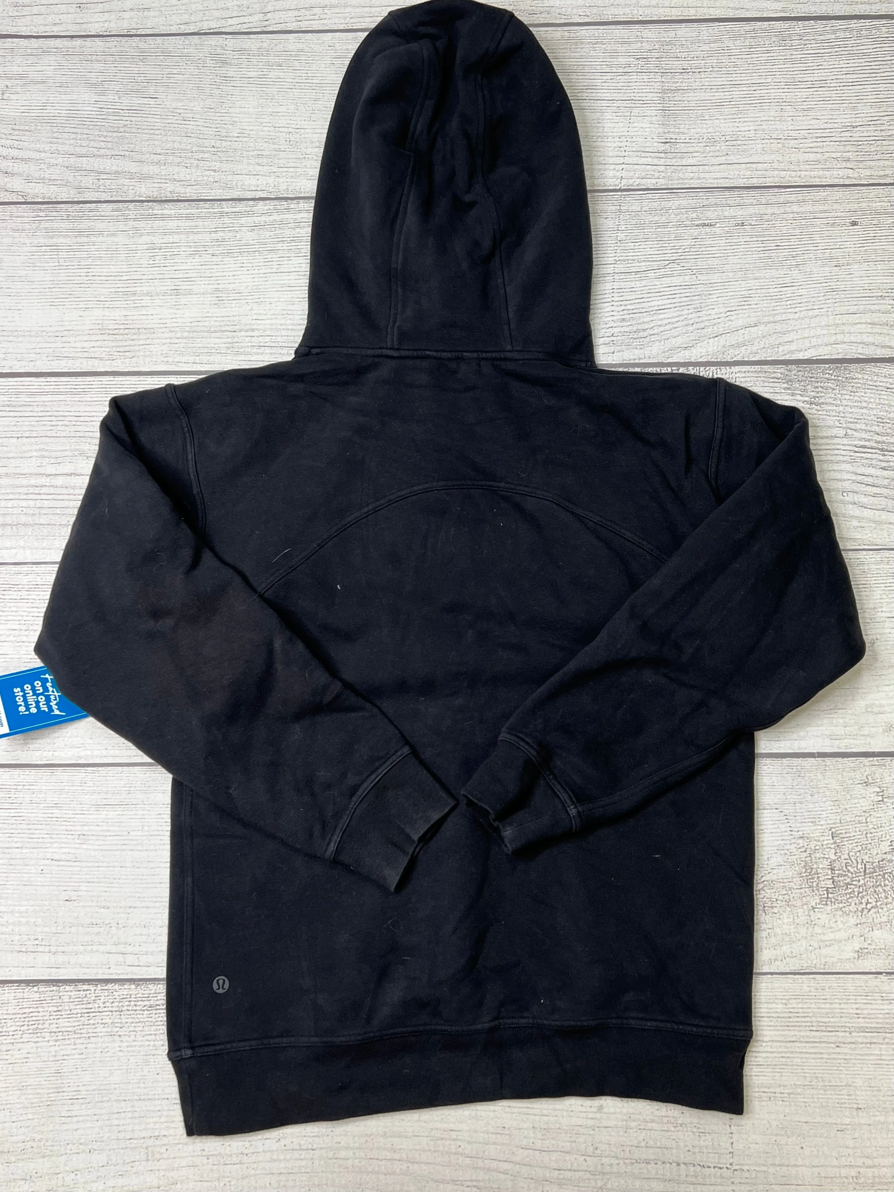 Athletic Sweatshirt Hoodie By Lululemon In Black, Size: S