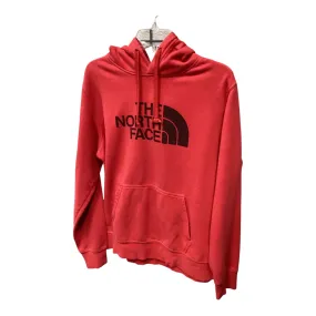 Athletic Sweatshirt Hoodie By The North Face In Red, Size: M