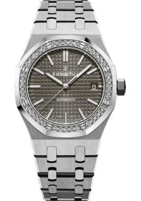 Audemars Piguet Royal Oak Selfwinding Watch Grey Dial 37mm - 15451ST.ZZ.1256ST.02