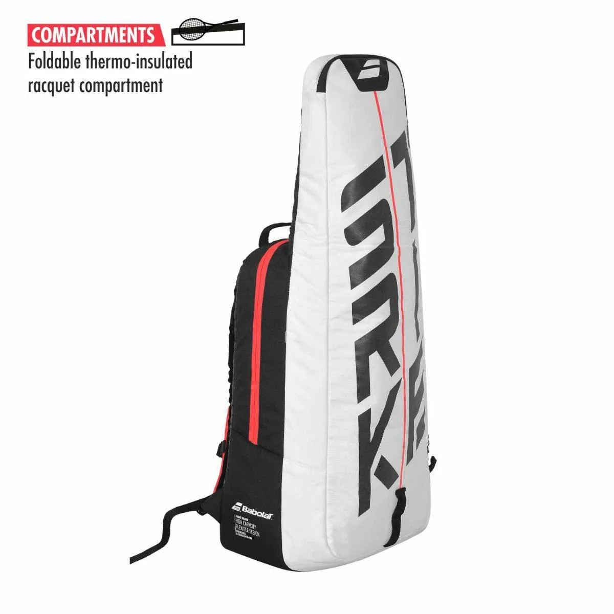 Babolat Pure Strike Tennis Backpack - White/Red