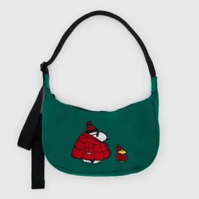 Baggu Medium Nylon Crescent Bag Snoopy & Woodstock