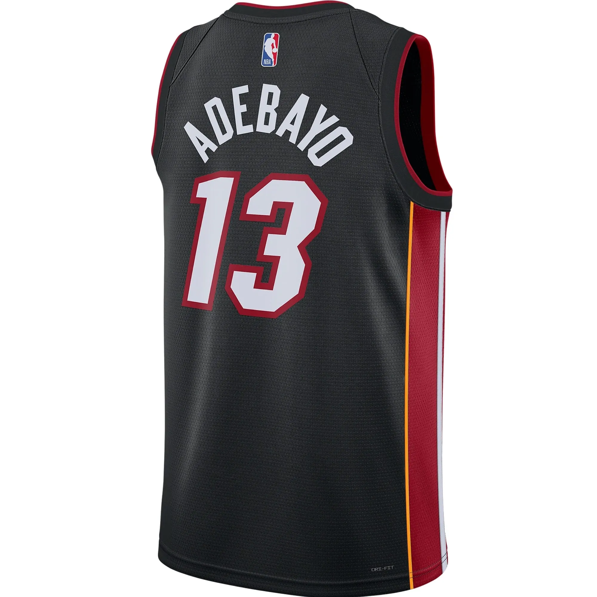 Bam Adebayo Nike Miami HEAT Icon Black Swingman Jersey