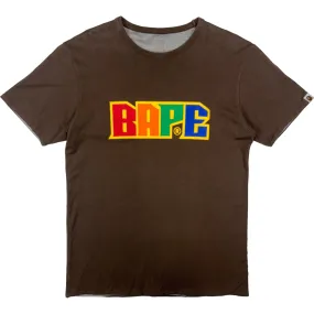 Bape Reversible Graphic T-shirt Brown Grey