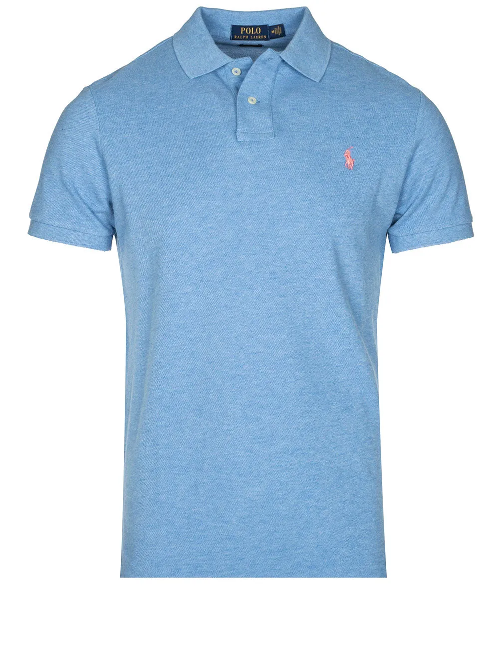 Basic Mesh Polo Soft Royal Heather