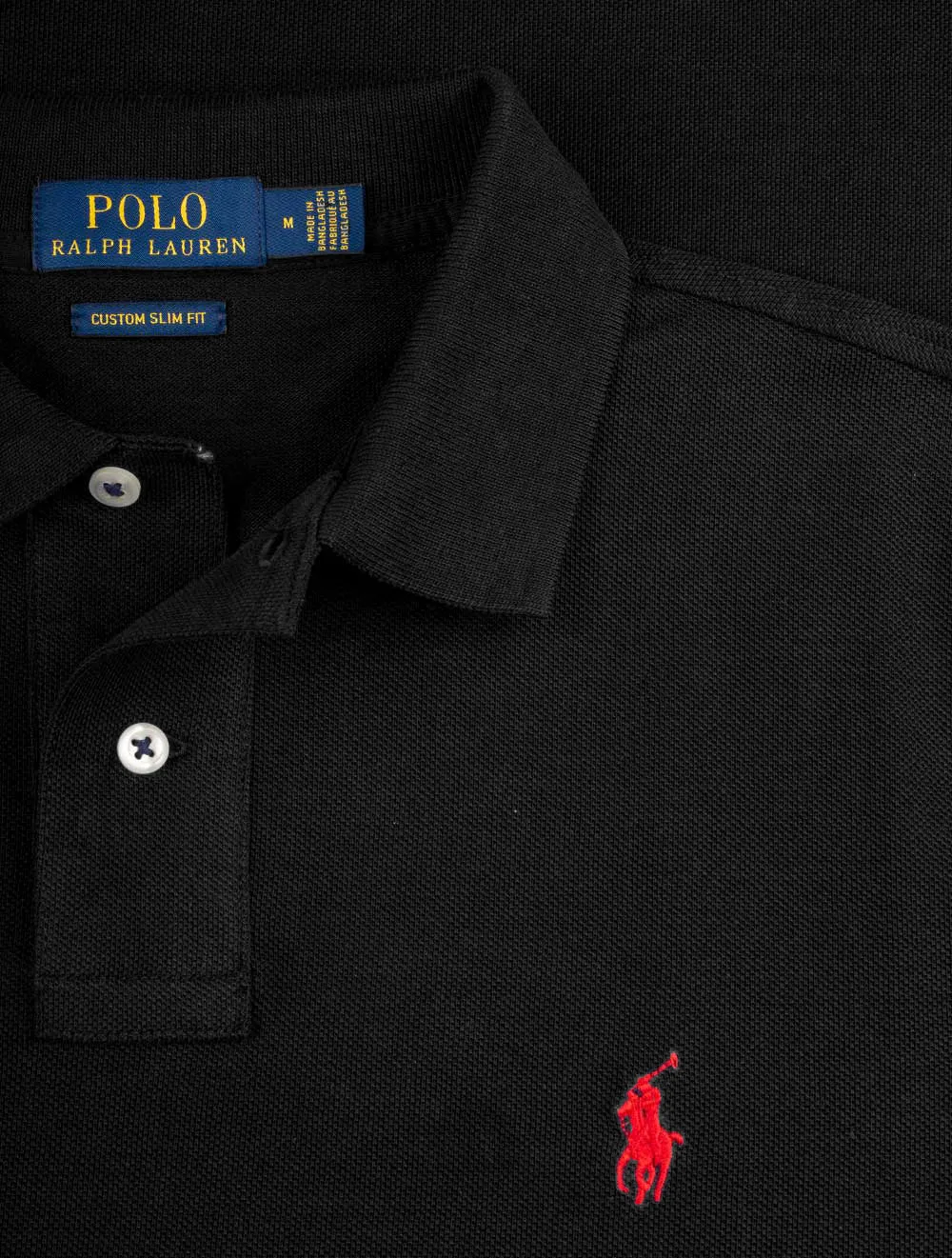 Basic Short Sleeve Polo Black