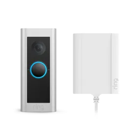 Bedrade videodeurbel Pro met stekkeradapter (Voorheen de Video Doorbell Pro 2 met stekkeradapter)