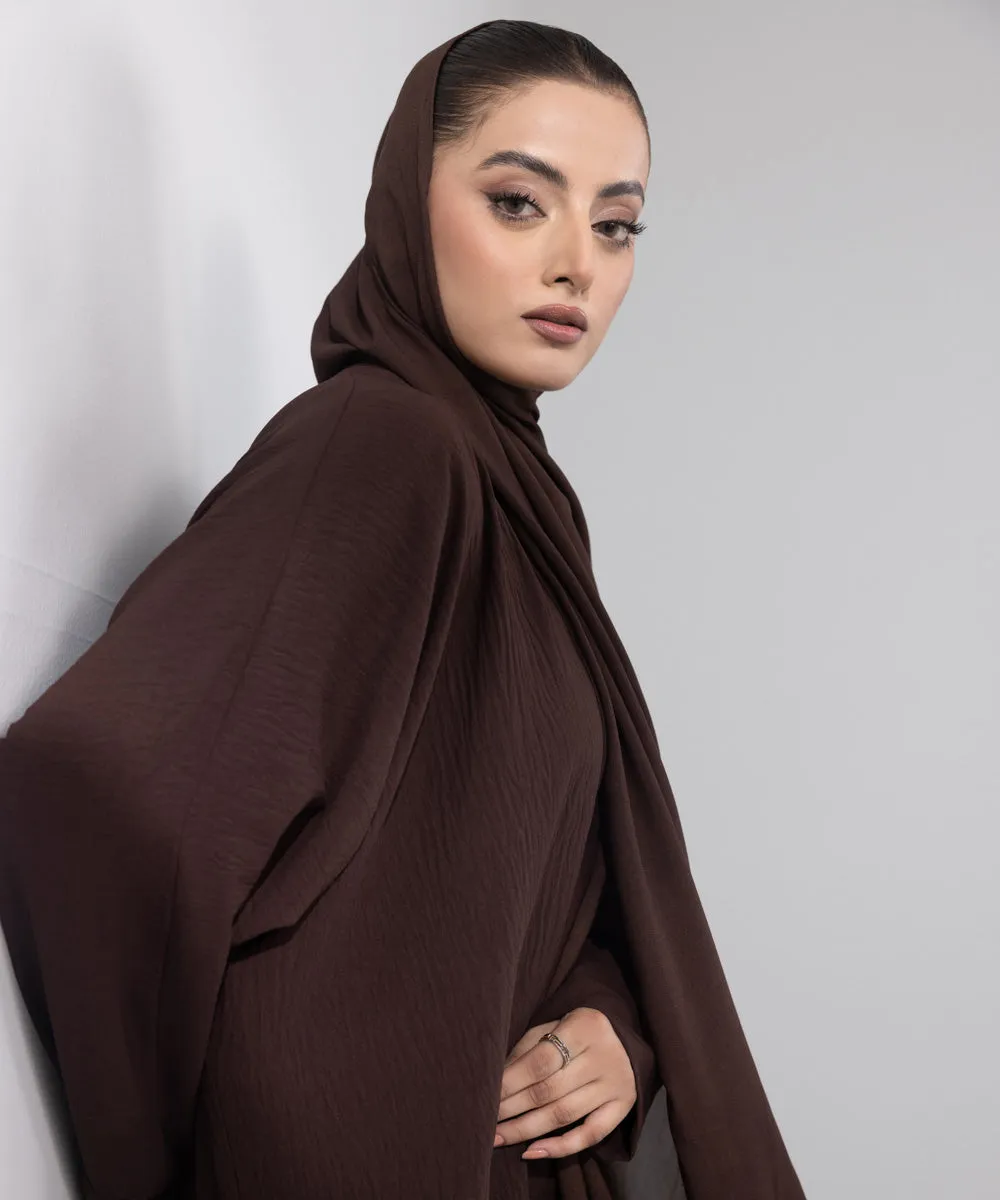 Button Through Abaya Set