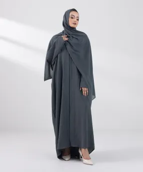 Button Through Abaya Set