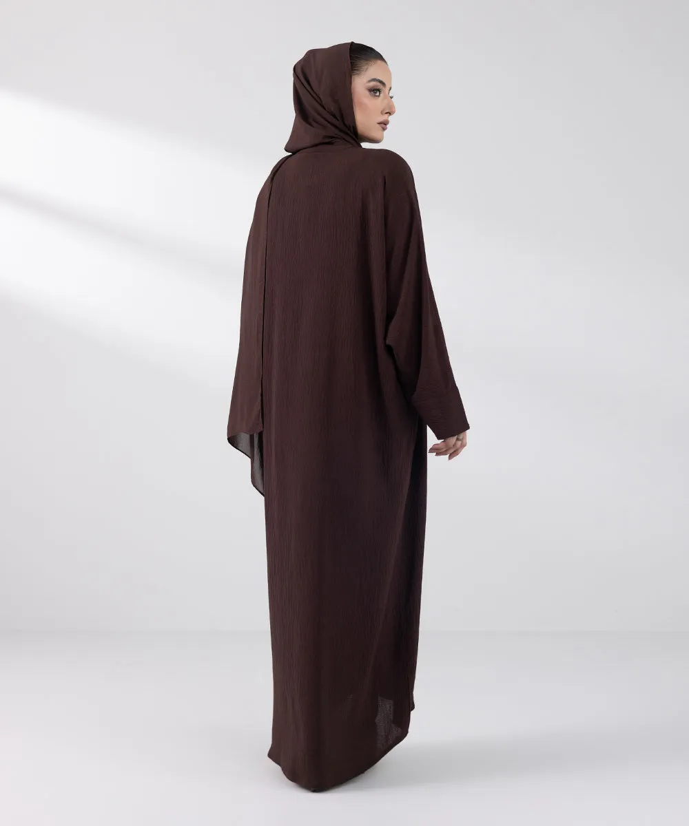 Button Through Abaya Set