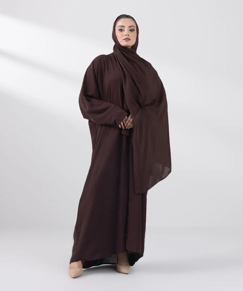 Button Through Abaya Set