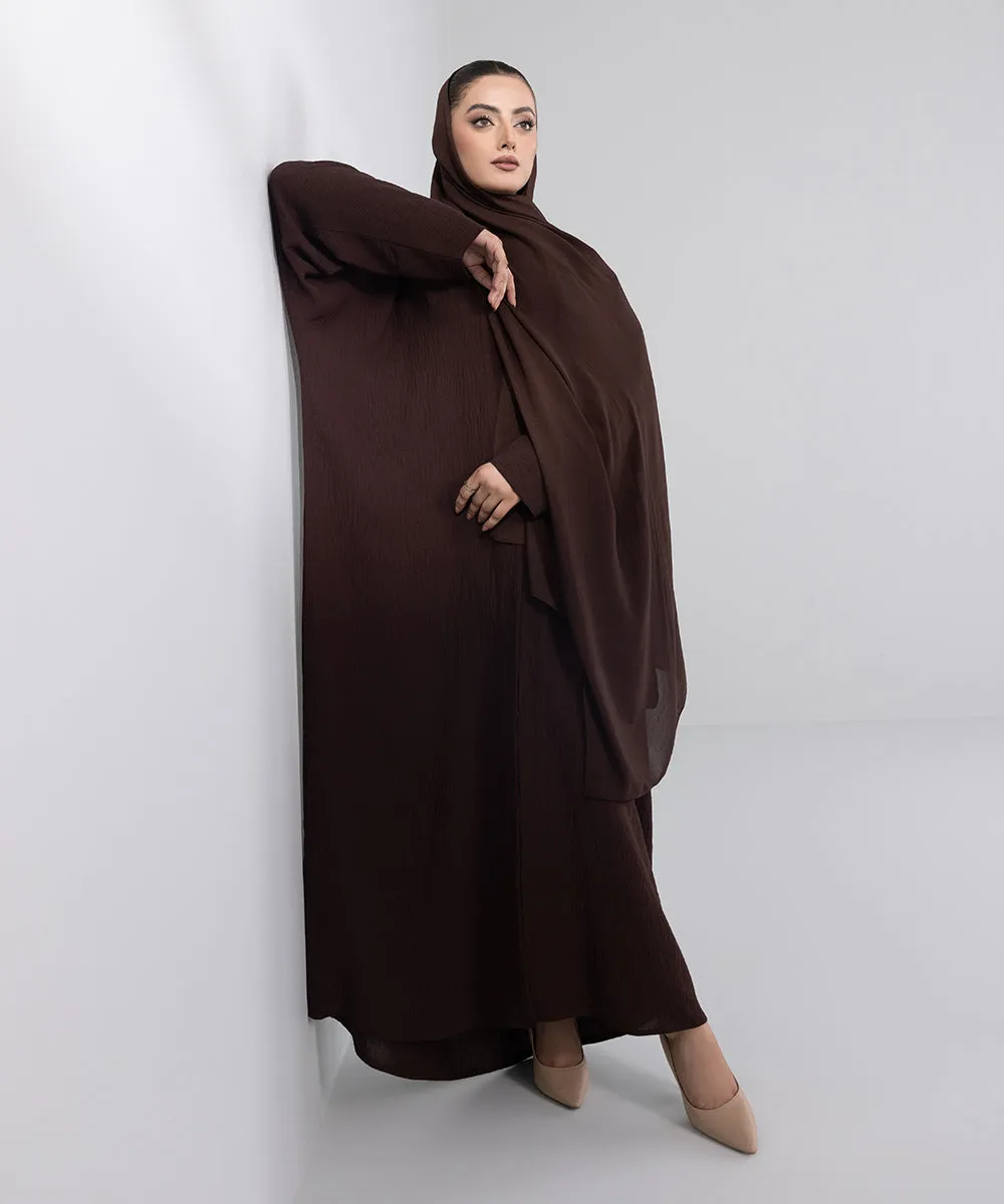 Button Through Abaya Set