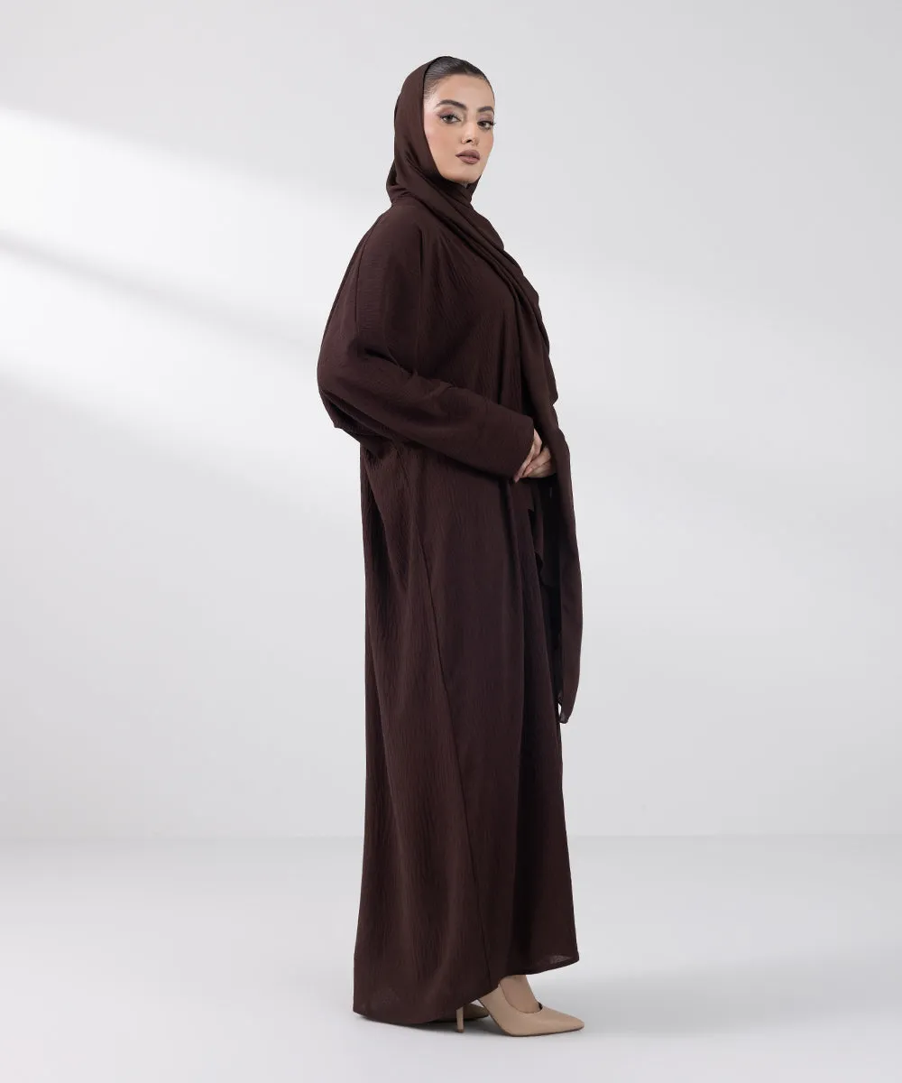 Button Through Abaya Set