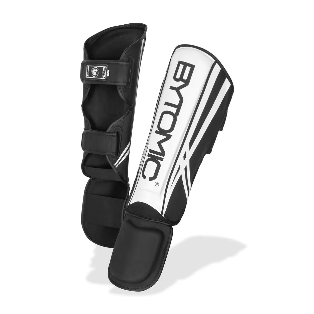 Bytomic Axis V2 Shin Instep Guards Black/White