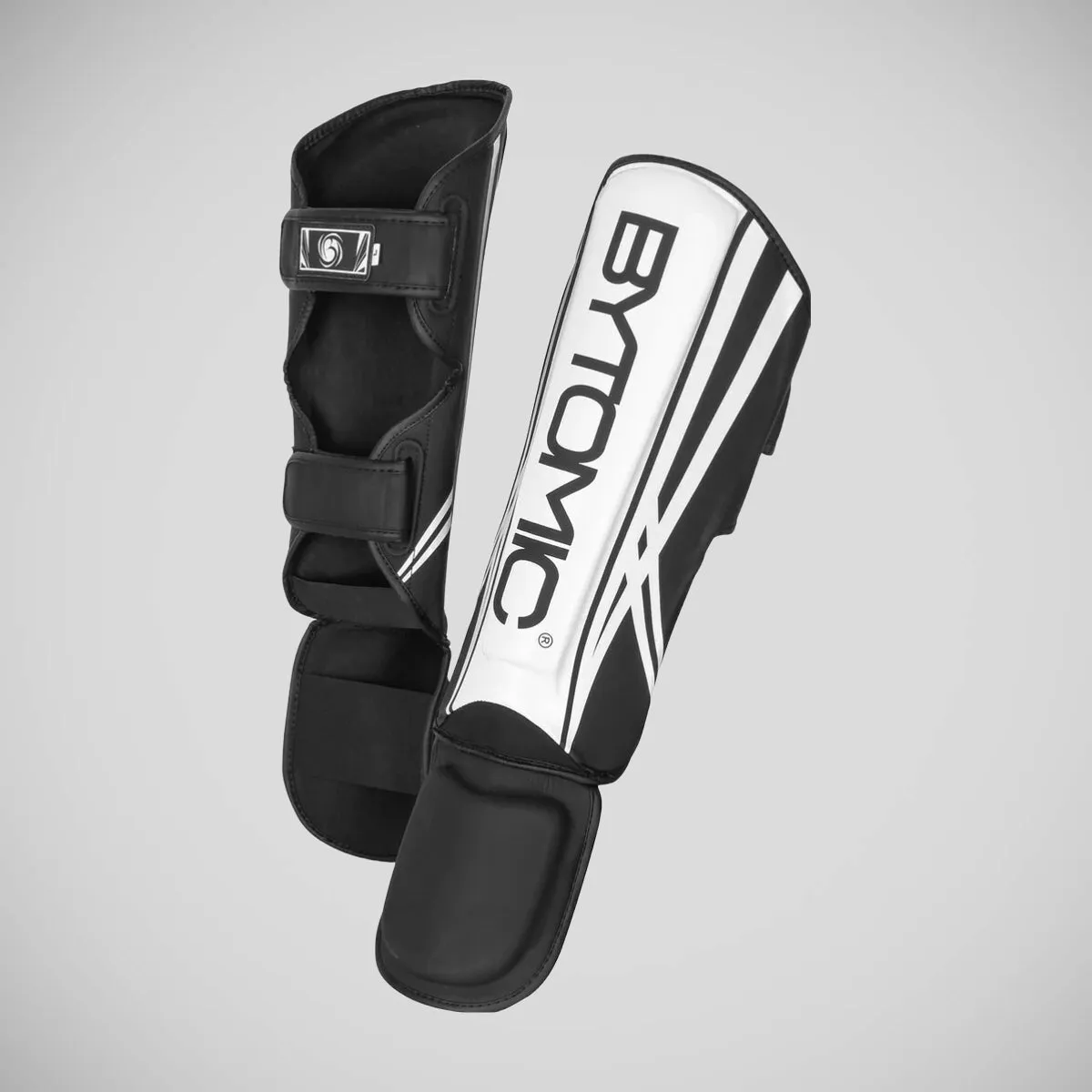 Bytomic Axis V2 Shin Instep Guards Black/White