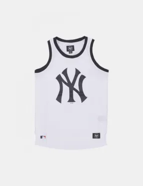 Camiseta 47 Brand Mlb Yankee Mesh Blanco