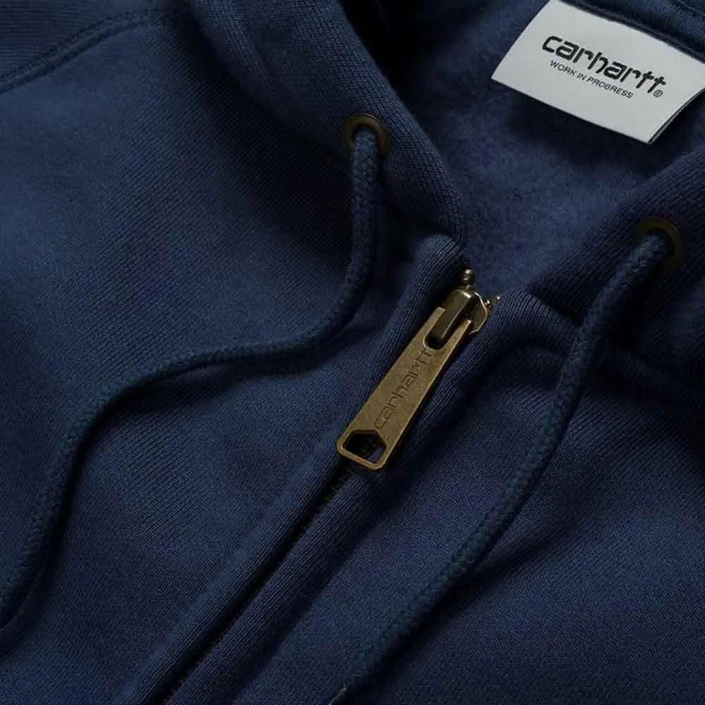 Carhartt WIP Men's Hooded Chase Jacket - Navy/Gold