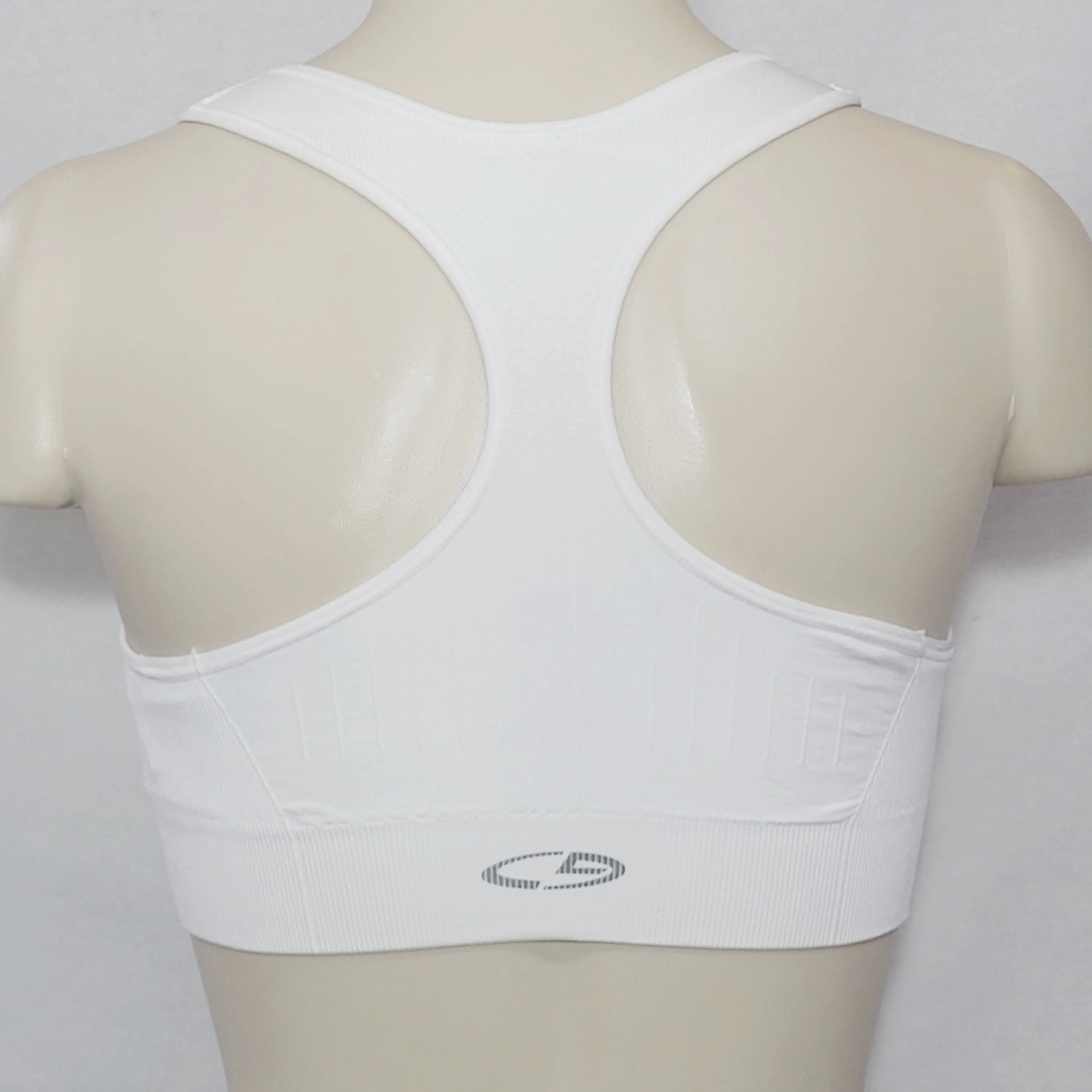 Champion N9169 9169 Wire Free Racerback Sports Bra Size XS X-SMALL White