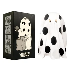 Charlie Brown Ghost Sheet Supersize 16" Figure by Peanuts x Super 7