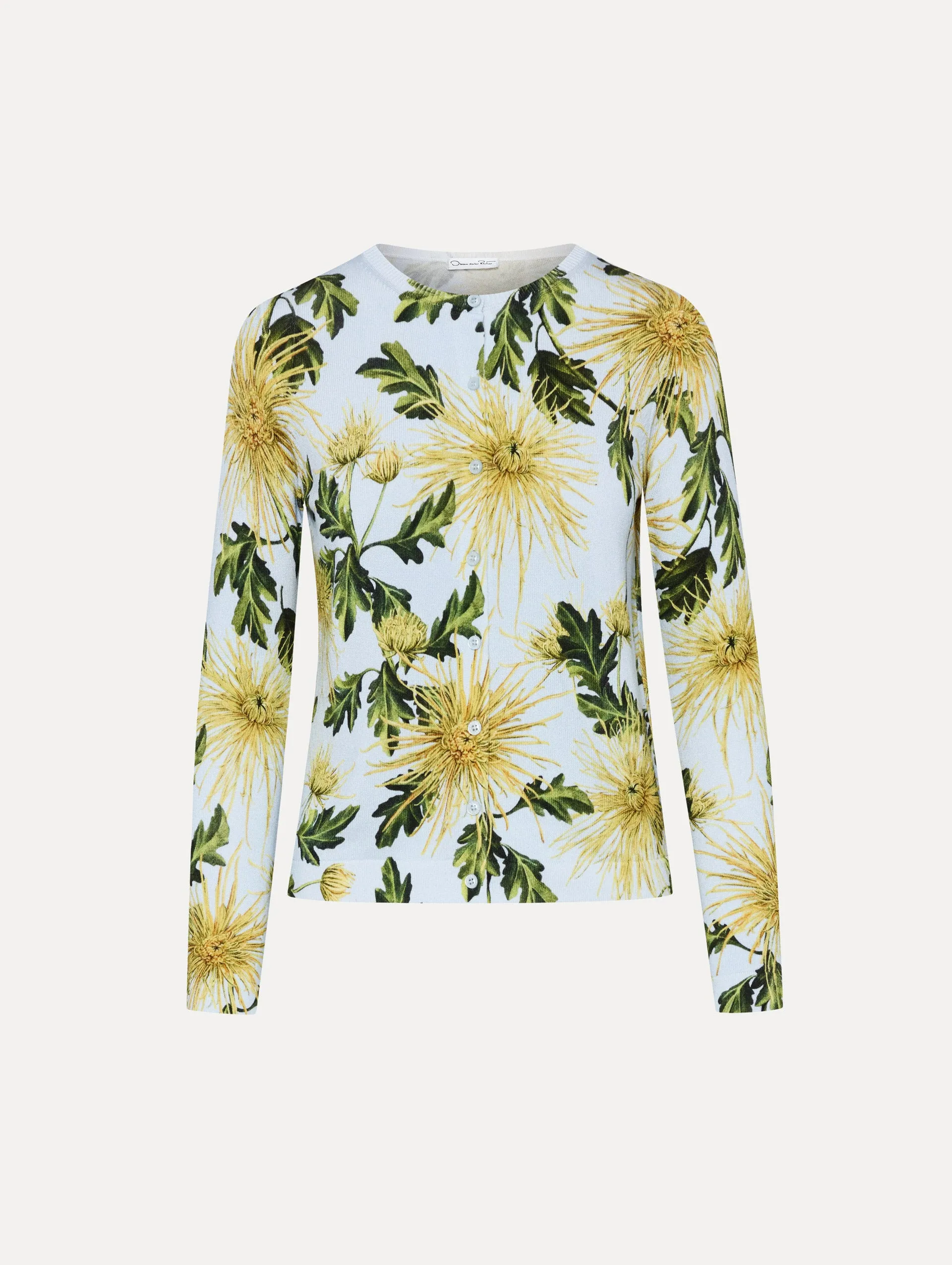 Chrysanthemum Printed Cardigan