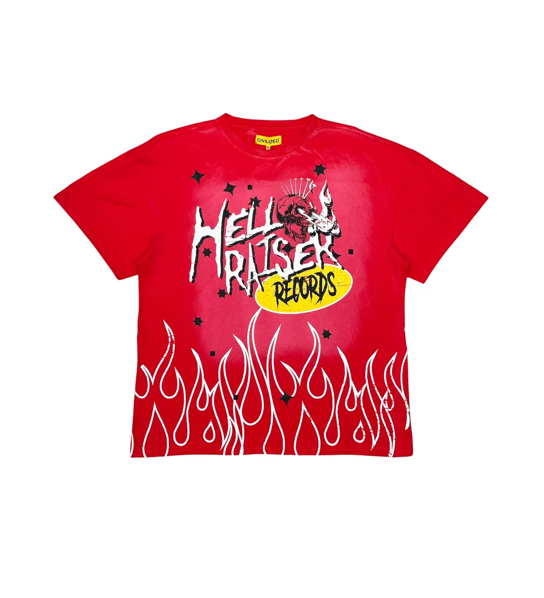 Civilized 'Hell Raiser Human Tour' T-shirt (Red) CV5677