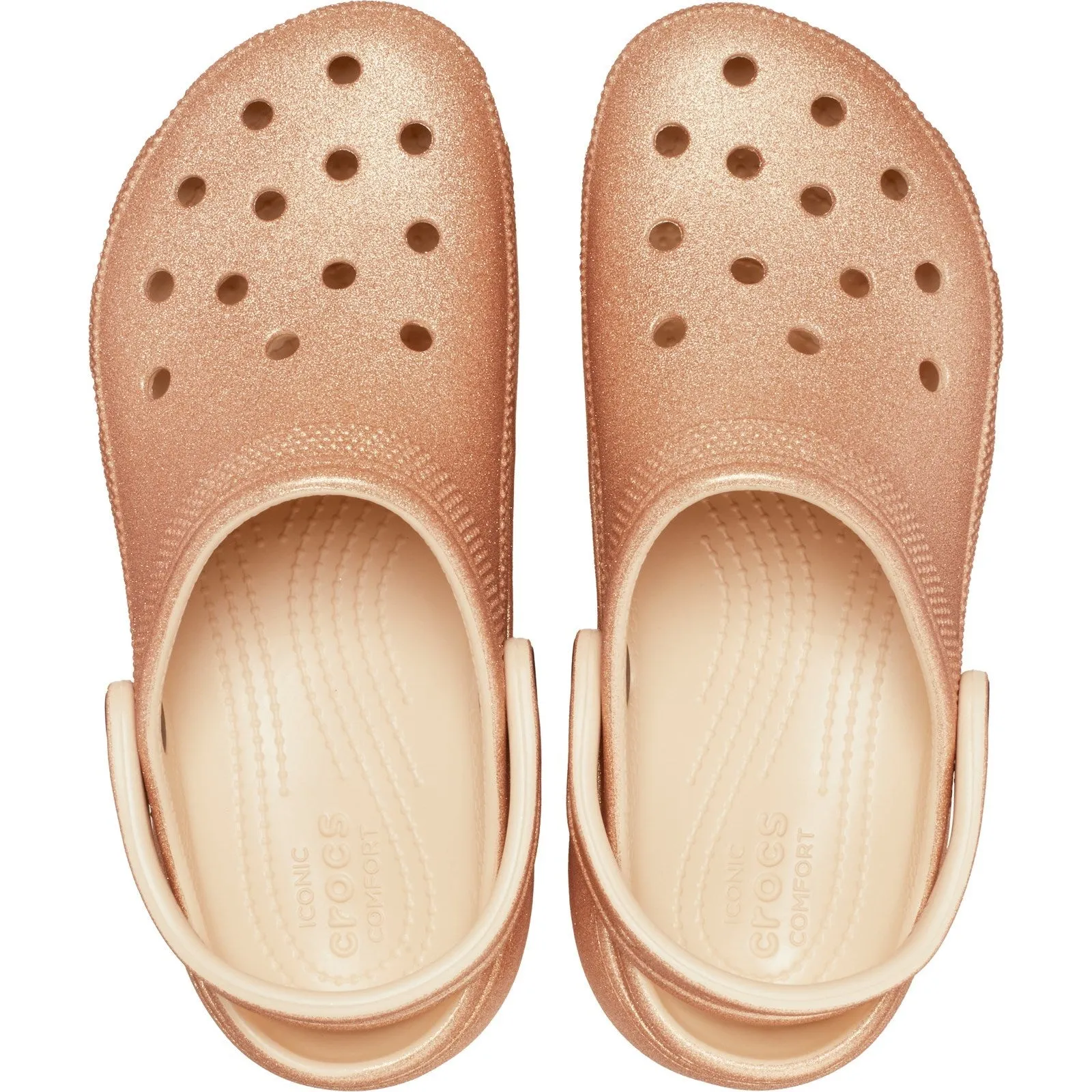 Crocs Classic Platform Glitter Clogs