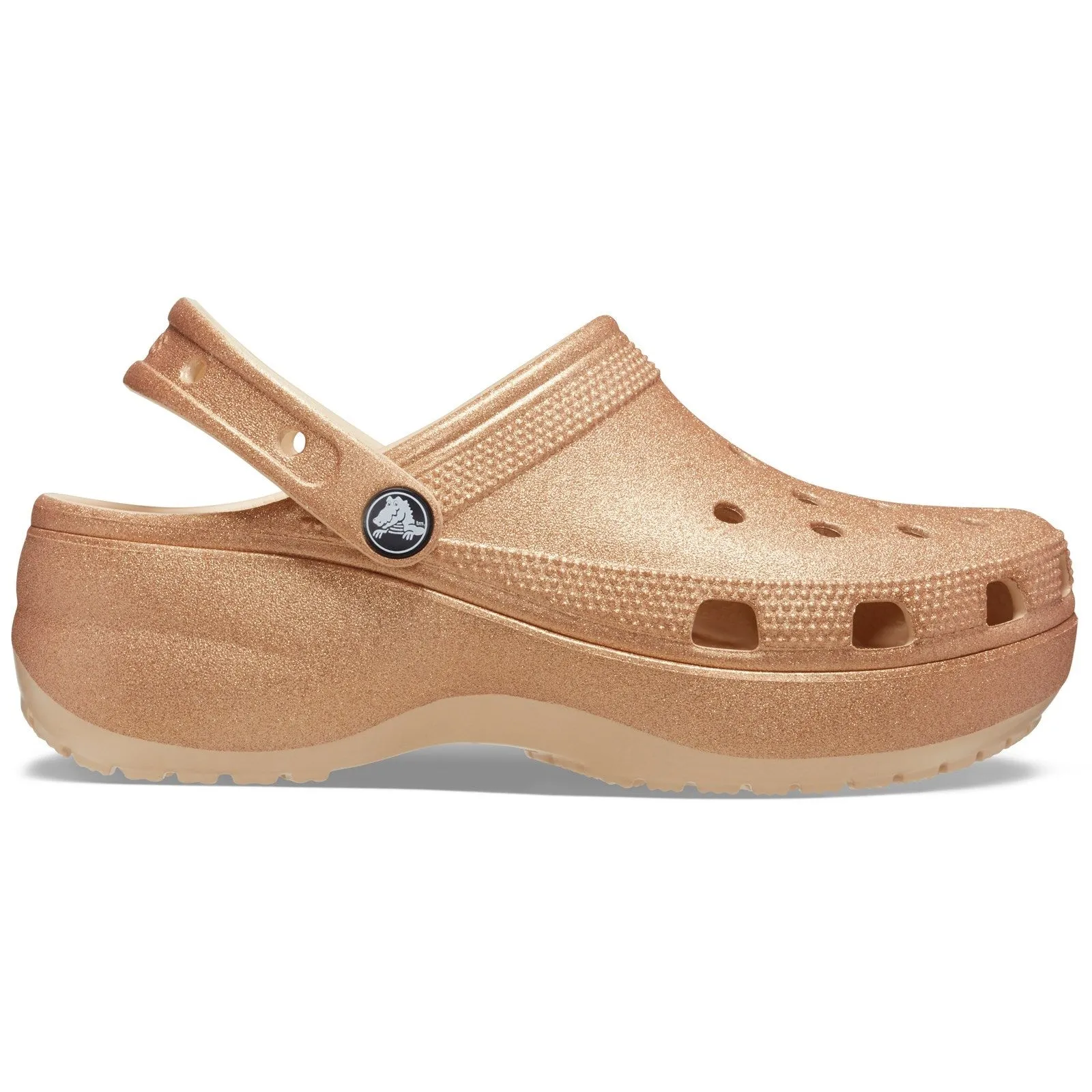 Crocs Classic Platform Glitter Clogs