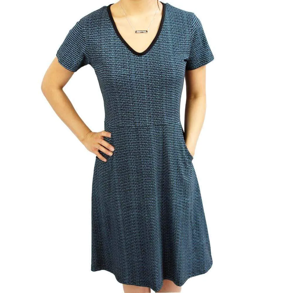 Cryptology Fit & Flare Dress