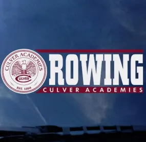 Culver Academies Rowing Decal