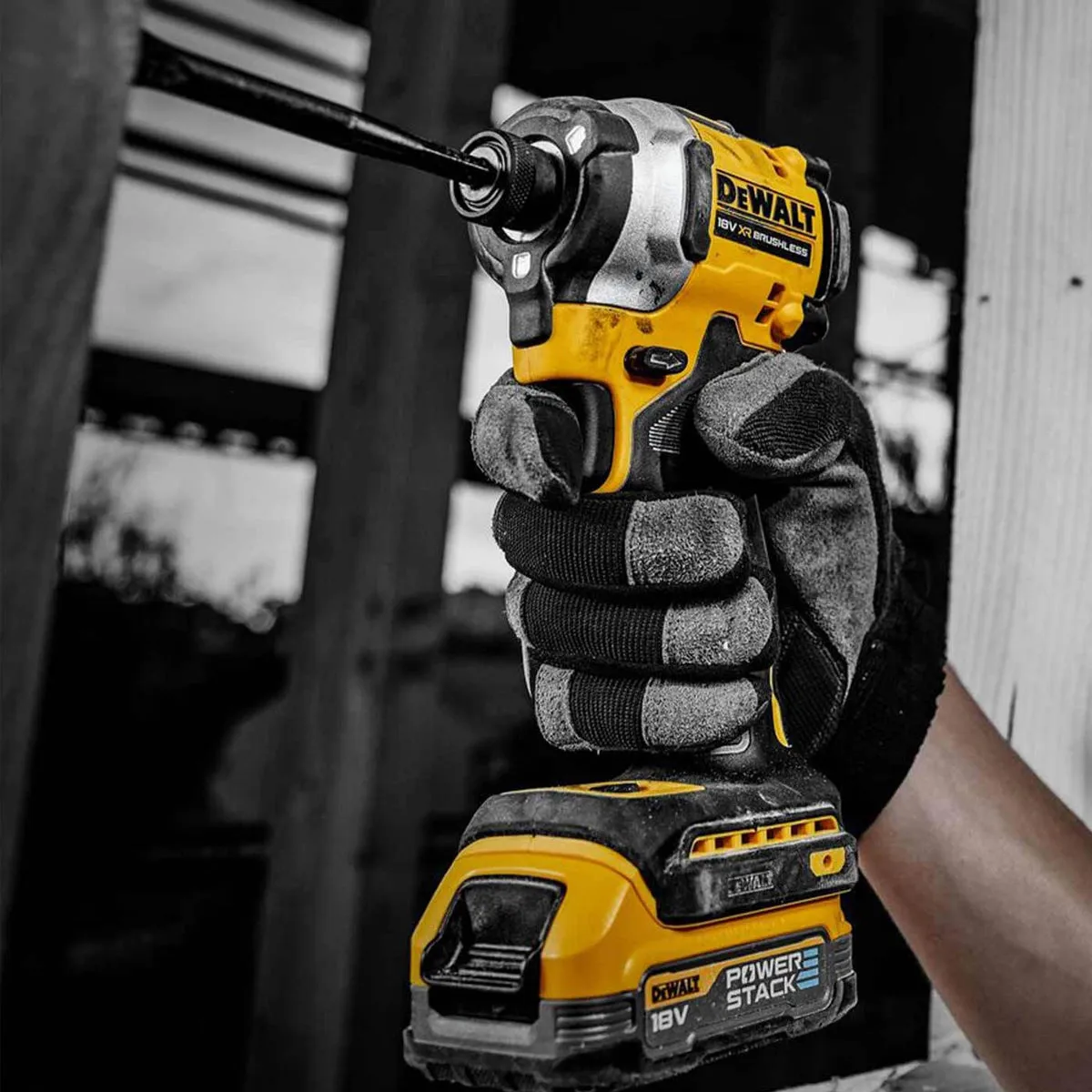 DeWalt DCK2052H2T-GB 18V XR Brushless Combi Drill   Impact Driver with 2 x 5.0Ah Powerstack Battery Charger & Case