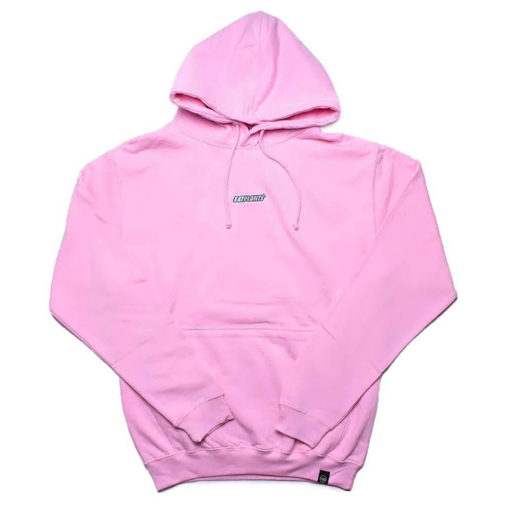 Eat Plants Hoodie - Bubblegum Pink