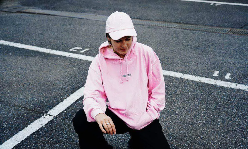 Eat Plants Hoodie - Bubblegum Pink