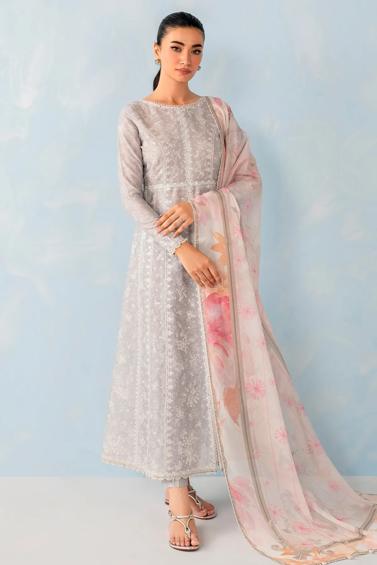 Embroidered Dobby Lawn USE - 9071